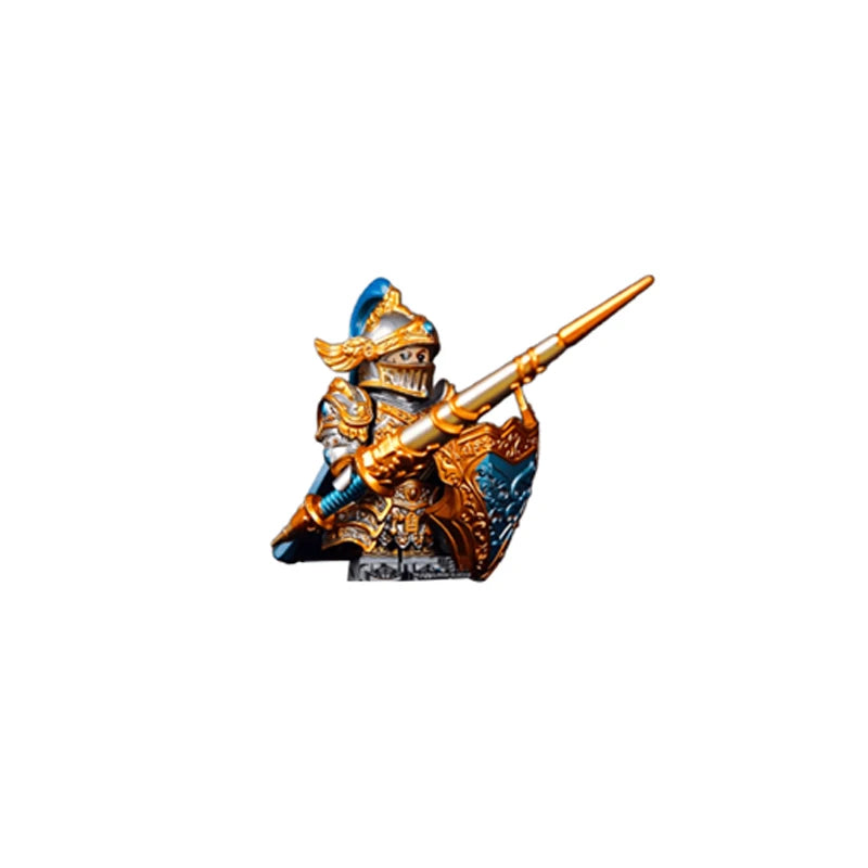 MOC: Medieval Elves, Orcs, Dwarves, Lichs, Heavy Armored Knights, People, Assembling Blocks, Children's Toys