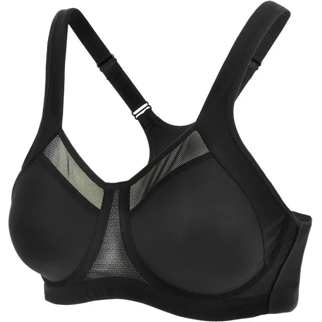 Gym Push Up Sexy Sports Bra For Women Active Bralette Solid Underwire Brassiere Female Workout Lingerie 34 36 38 40 42 B C  D DD