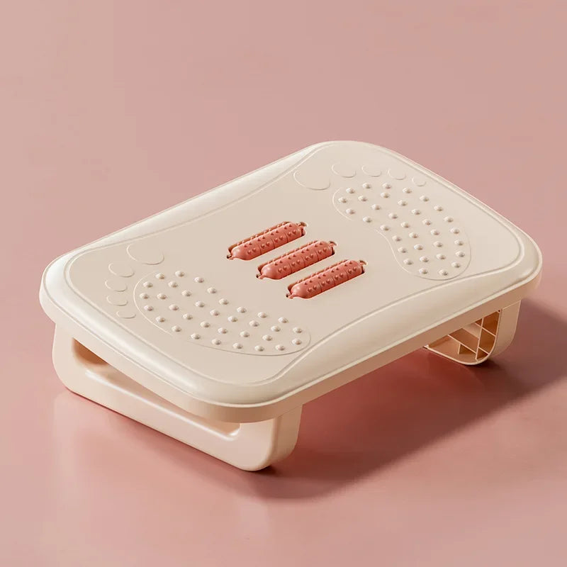 Portability Foot Rest Under Desk Footrest Ergonomic Foot Stool with Massage Rollers Foot Rest For Home Office Work Fast Ship