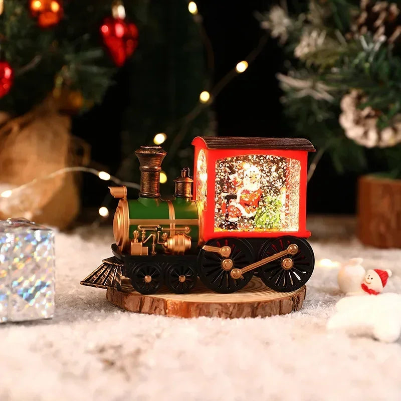 2026 Christmas Gift Train Santa Claus Merry Christmas Decoration for Home Party Xmas