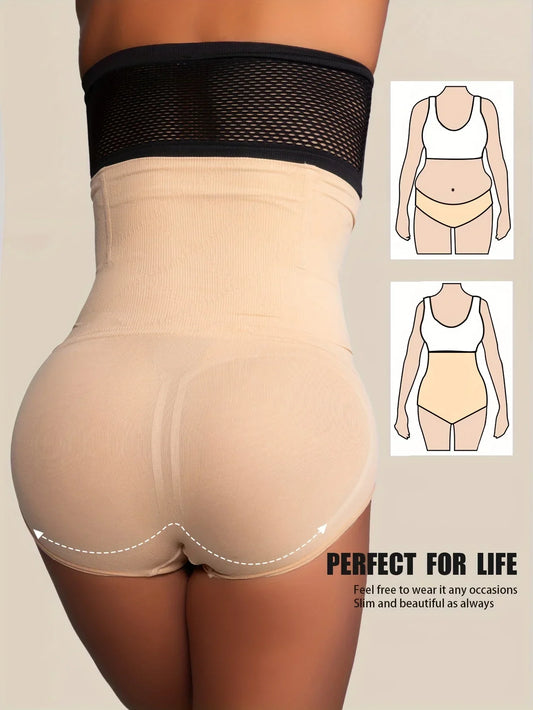Slimming Shapewear for Women - Tummy Control High Waist Trainer with Butt Enhancer