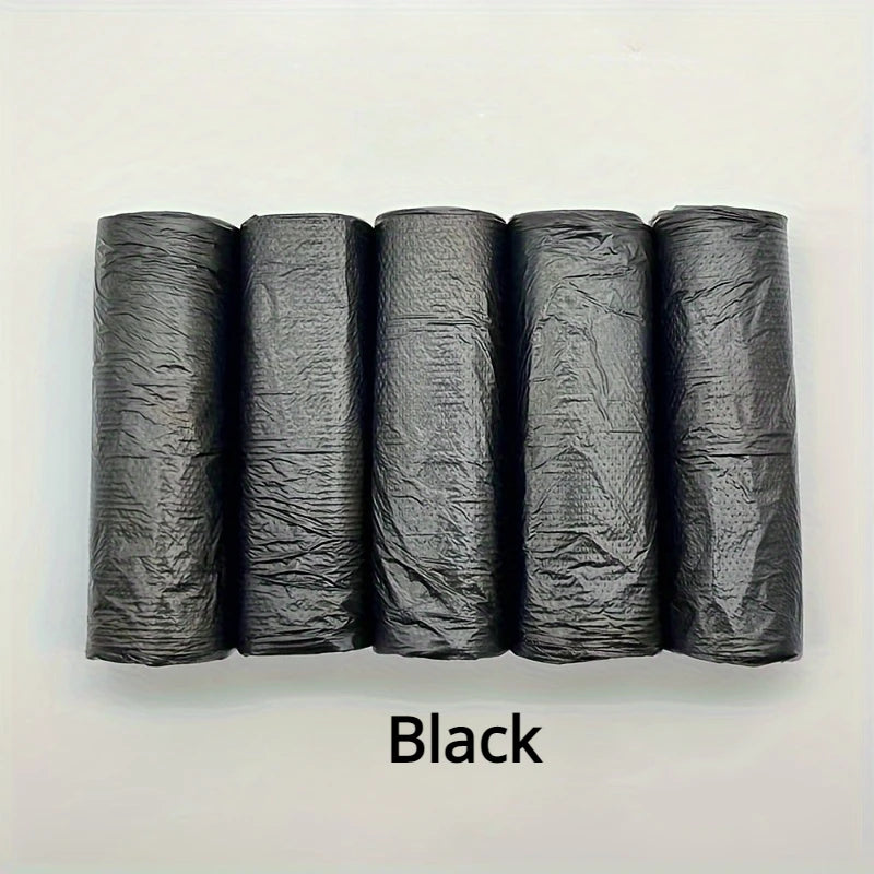 100PCS Mixed Color Thicken Disposable Garbage Bags Kitchen Storage Trash Can Liner Bags Protect Privacy Plastic Waste Bag