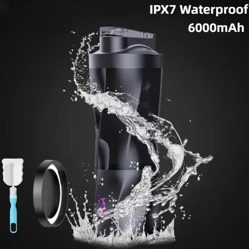 Portable Electric Mixer USB Rechargeable Mini Portable Juicer Smoothie Manufacturing Fruit Mixer For Home Travel Cooking Kitchen