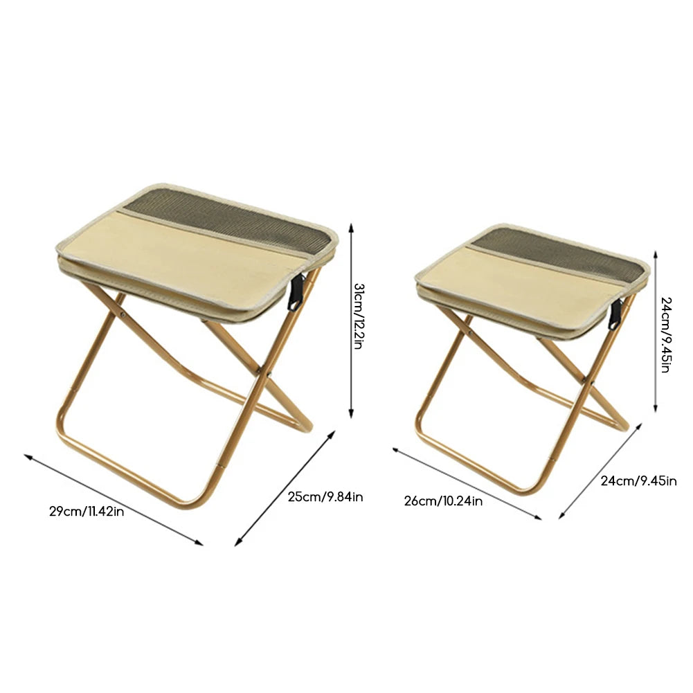 의자 Foldable Backpack Stool Portable Folding Stool With Carry Bag Lightweight Mini Easy Carry Outdoor Chair For Travel For Travel