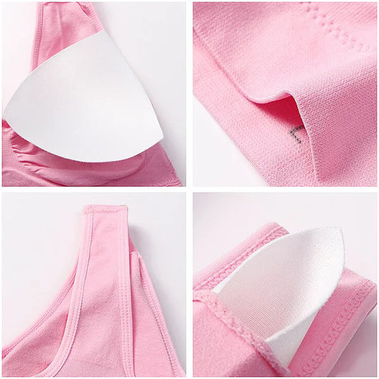 Women Sport Yoga Bra Running Vest Gym Workout Underwear Padded Crop Tops Female Sportswear Brassiere Push Up Fitness Bras