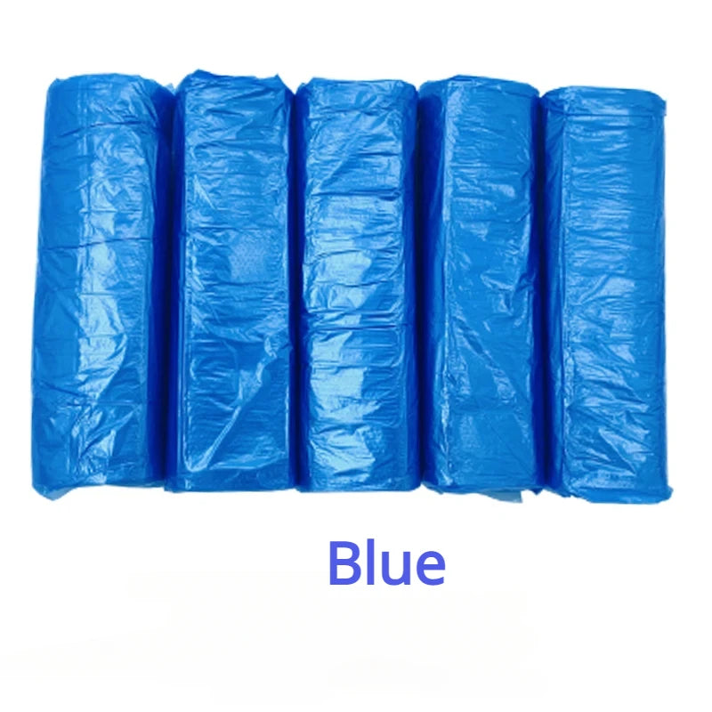 100PCS Mixed Color Thicken Disposable Garbage Bags Kitchen Storage Trash Can Liner Bags Protect Privacy Plastic Waste Bag