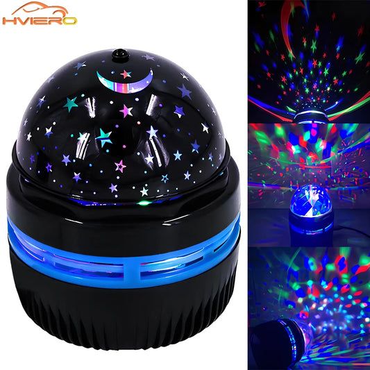 Galaxy Night Light Projector USB Table Lamp Gaming Room Home Theater Ceiling Wedding Decoration Halloween Rotate Automatically