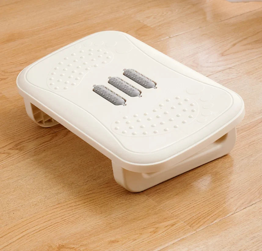 Portability Foot Rest Under Desk Footrest Ergonomic Foot Stool with Massage Rollers Foot Rest For Home Office Work Fast Ship