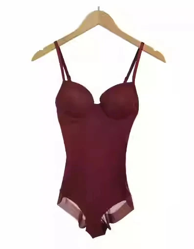 Women's Waist Trainer Shaping Bodysuit With Boning Full Body Tummy Control Shapewear Waist Trainer Corset