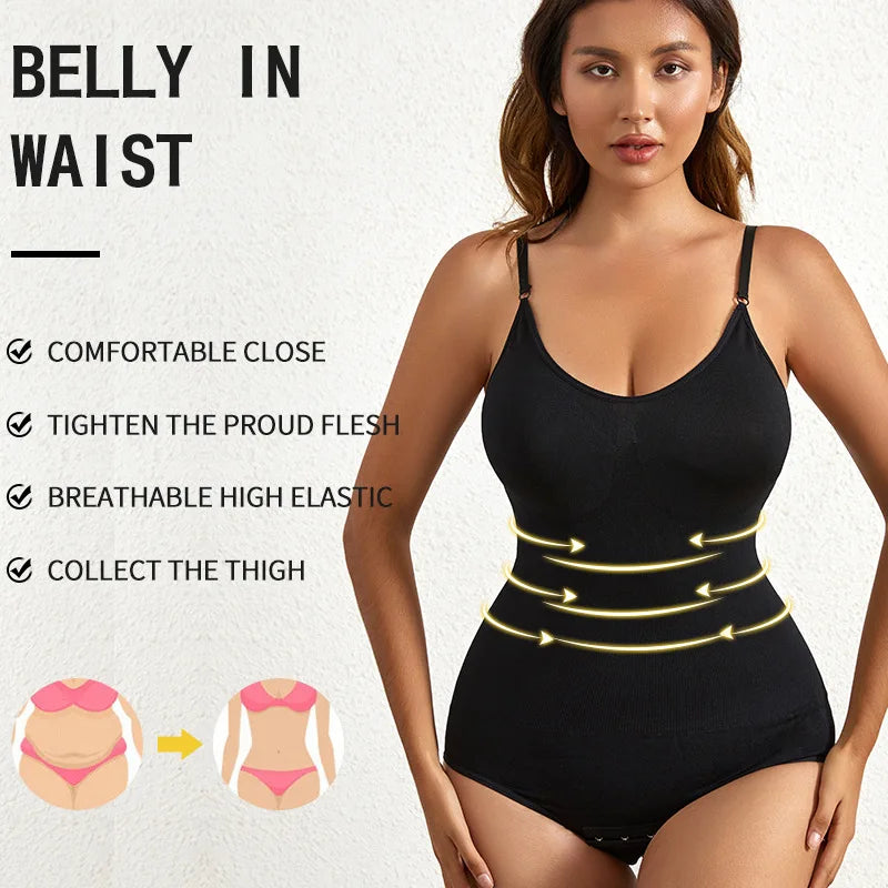 the One-Piece Shapewear Seamlessly Shaper Large Size Postpartum Waist Corset with Upper Support Breathable Design