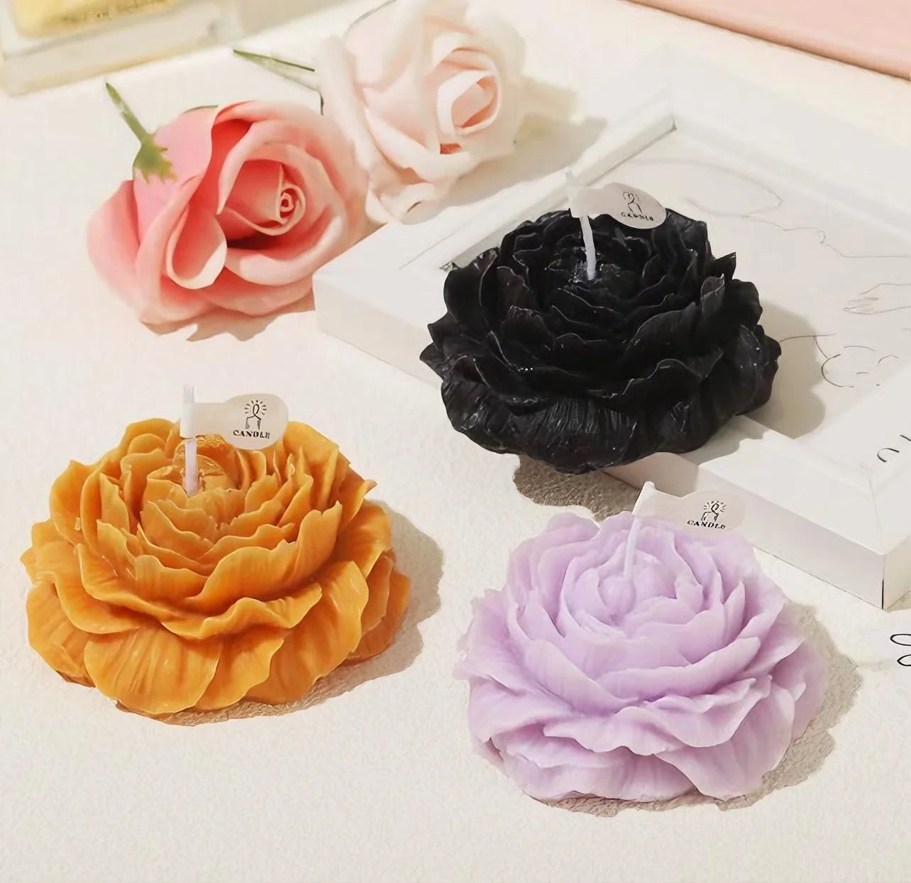 Custom Personalized Handmade Scented Candles for Valentine's Day Easter Mothers Day Interior Décor Aesthetic Room Décor