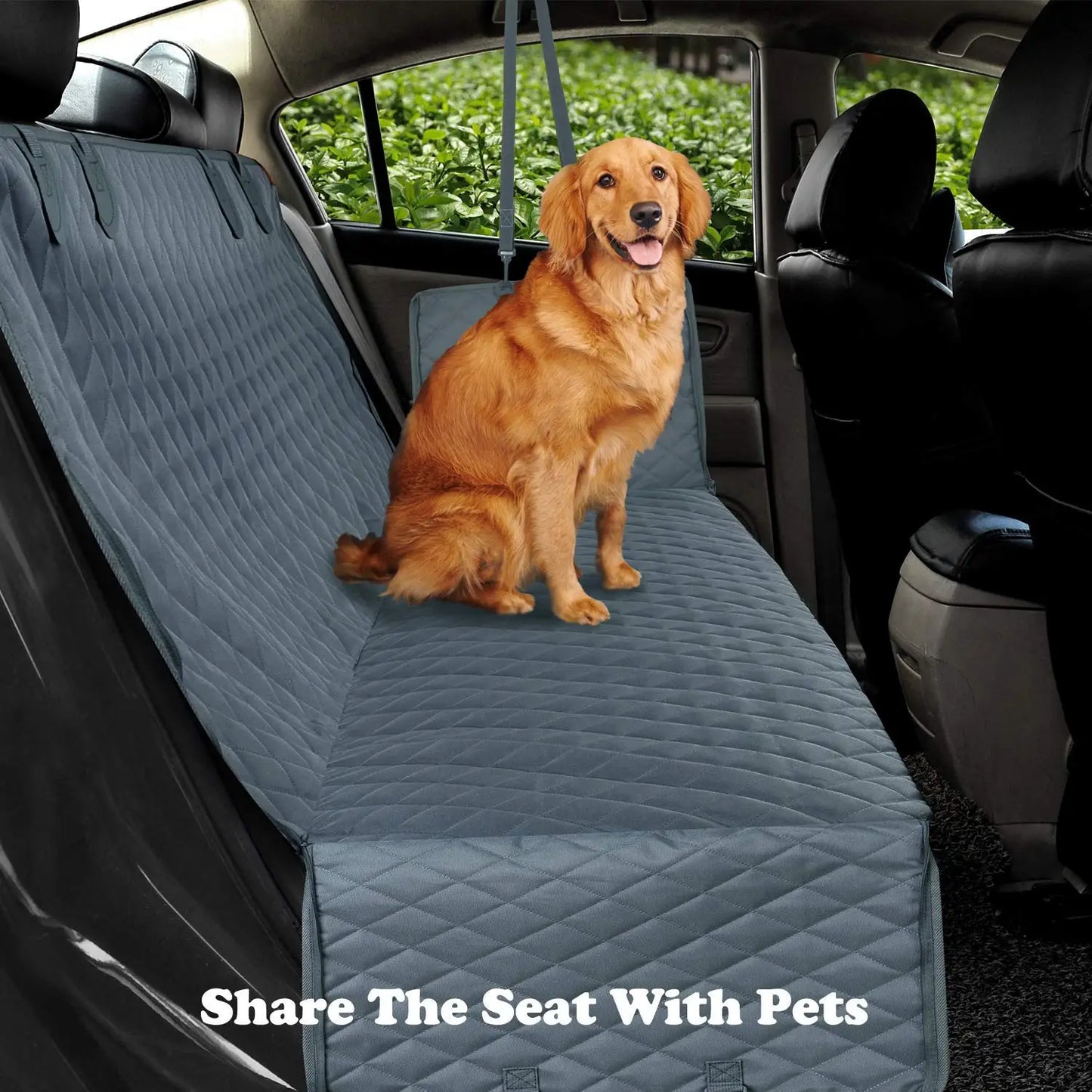 Pet Car Seat Cover Waterproof Durable Pet Hammock Car Seat Cover for Back Seat