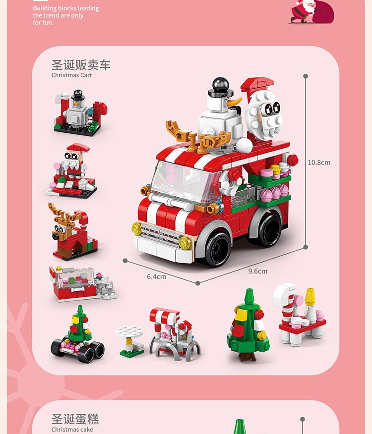 Christmas gift building blocks compatible with Lego children's puzzle assembling toys girl puzzle boy Christmas tree model