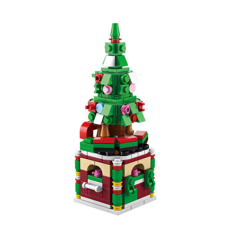 Christmas gift building blocks compatible with Lego children's puzzle assembling toys girl puzzle boy Christmas tree model