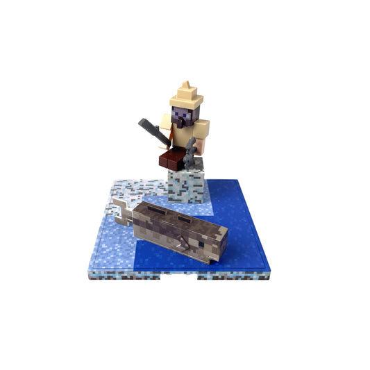 Magnetic building block world, STEM educational sensory toys, animal and character DIY, children's educational magnetic toys