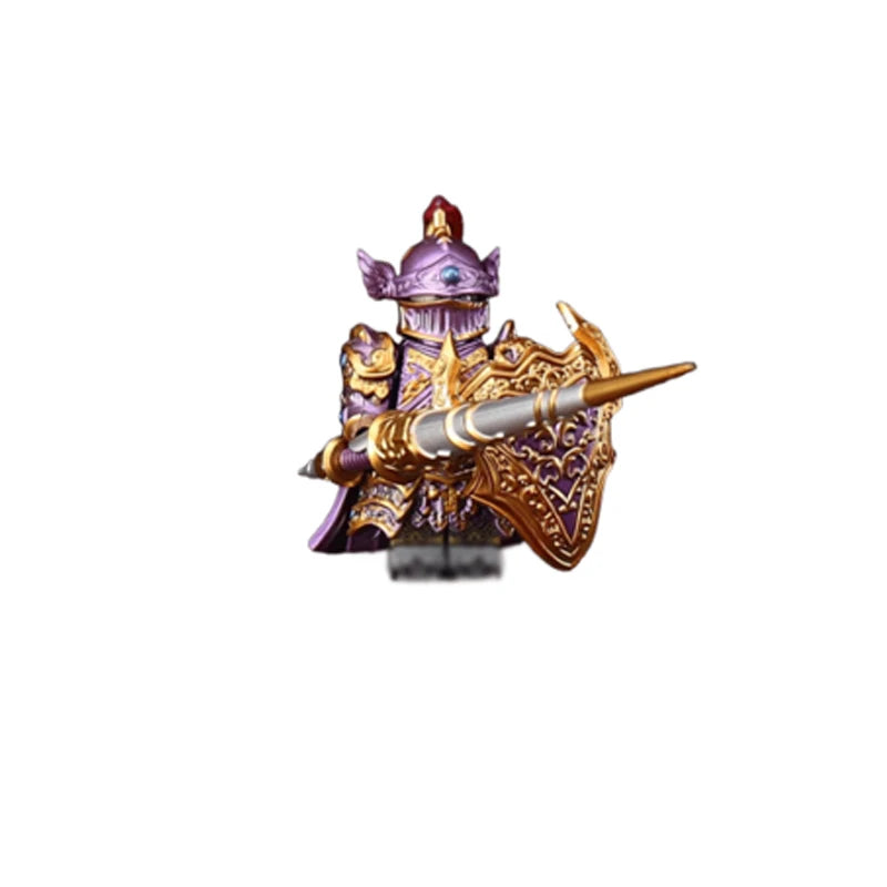 MOC: Medieval Elves, Orcs, Dwarves, Lichs, Heavy Armored Knights, People, Assembling Blocks, Children's Toys