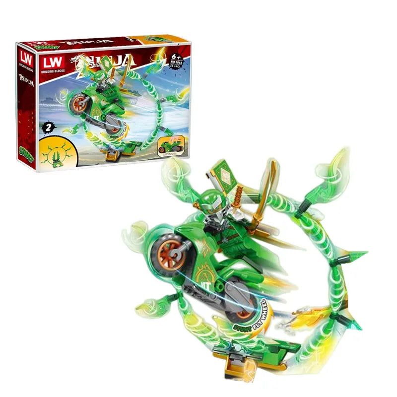 New Series Ninja Legacy Motorcycle Motor Cycles Kai Season 13 14 Building Blocks Classic Model Sets Bricks Kits Toys