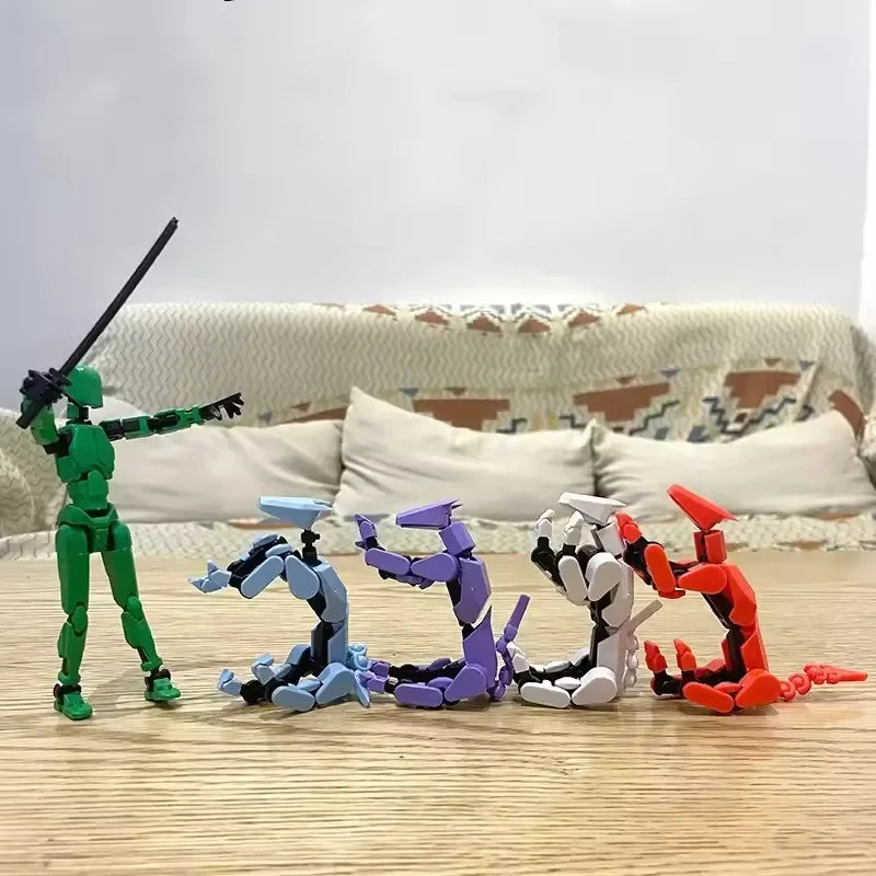 Multi-Jointed Movable Shapeshift Robot  Mannequin Dummy 13 Action Figures Toys Kids