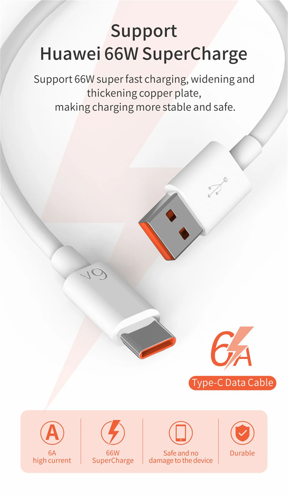 6A 66W Super Fast Charger Type C