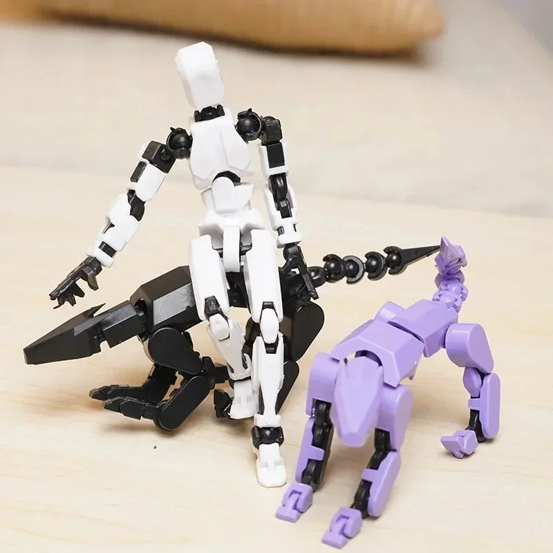 Multi-Jointed Movable Shapeshift Robot  Mannequin Dummy 13 Action Figures Toys Kids