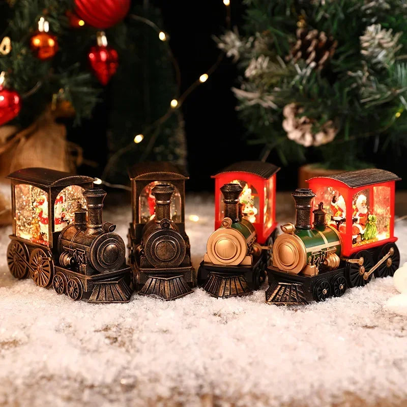2026 Christmas Gift  Train Santa Claus Merry Christmas Decoration for Home Party Xmas