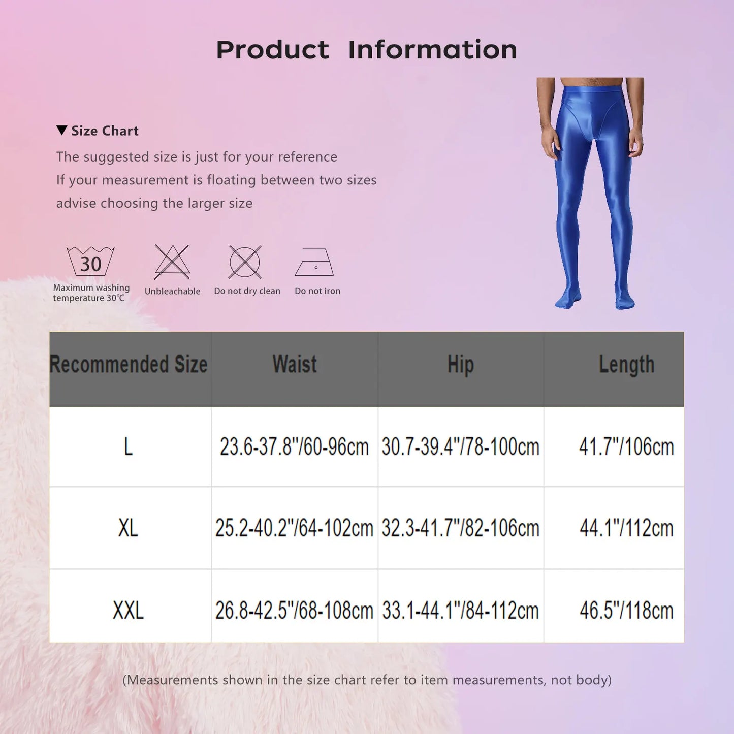 Men Gym Pilates Workout Leggings Glossy Shiny Smooth Elastic Waistband Footed Leggings Tights Slim Fit Sport Exercise Underpants