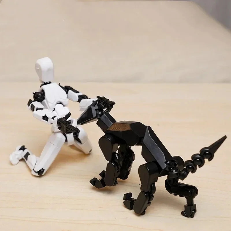 Multi-Jointed Movable Shapeshift Robot  Mannequin Dummy 13 Action Figures Toys Kids