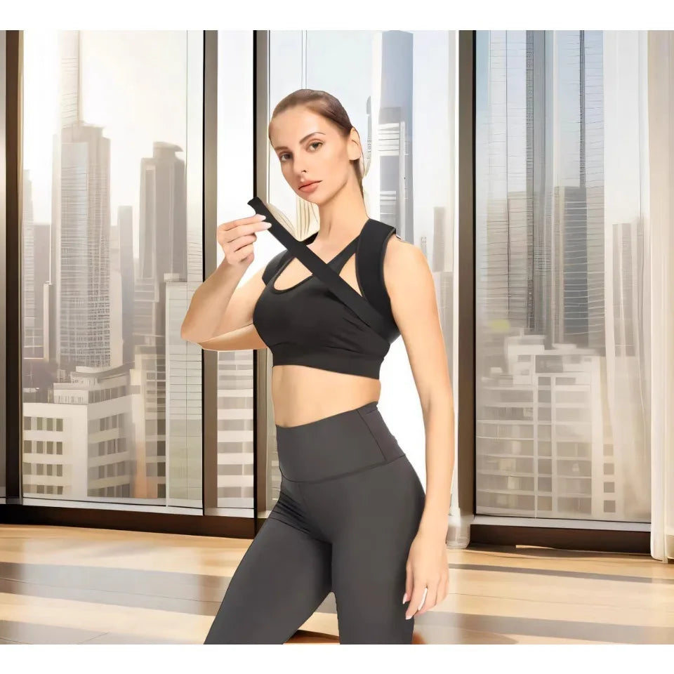 Adjustable Back Shoulder Posture Corrector Belt Clavicle Spine Support Reshape Your Body Home Office Sport Upper Back Neck Brace