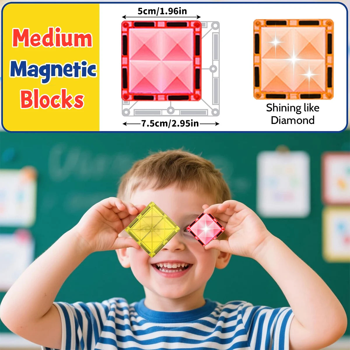 30/50/100PCS Magnetic Building Blocks Construction Set 3D Toys For Kids Montessori Educational STEM Blocks Toys With Wheels