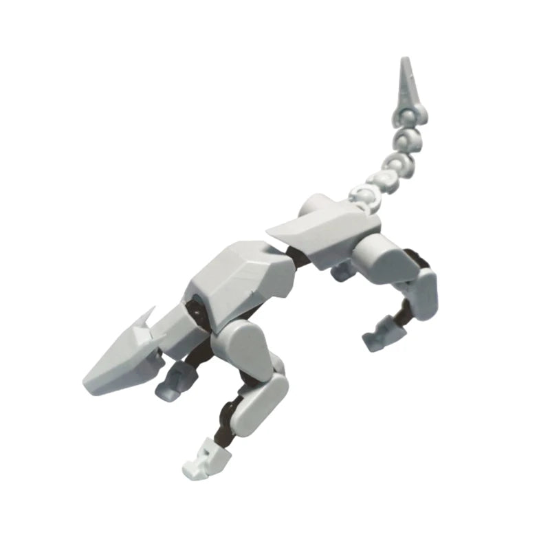 DIY Luminous T13 Multi-Jointed Movable  Mannequin Lucky Robot And Dog Action Figures Toys Kids Gifts
