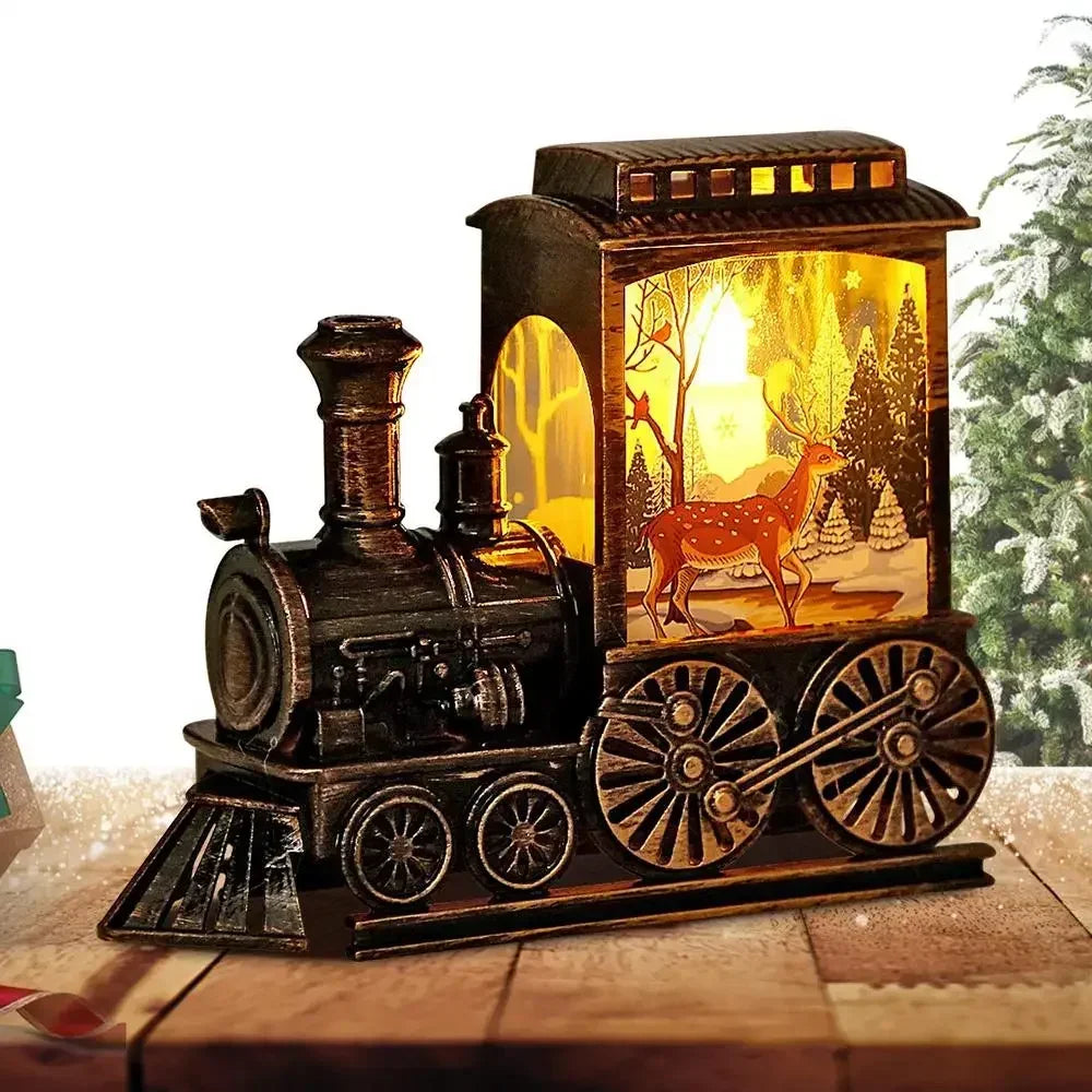 2026 Christmas Gift  Train Santa Claus Merry Christmas Decoration for Home Party Xmas