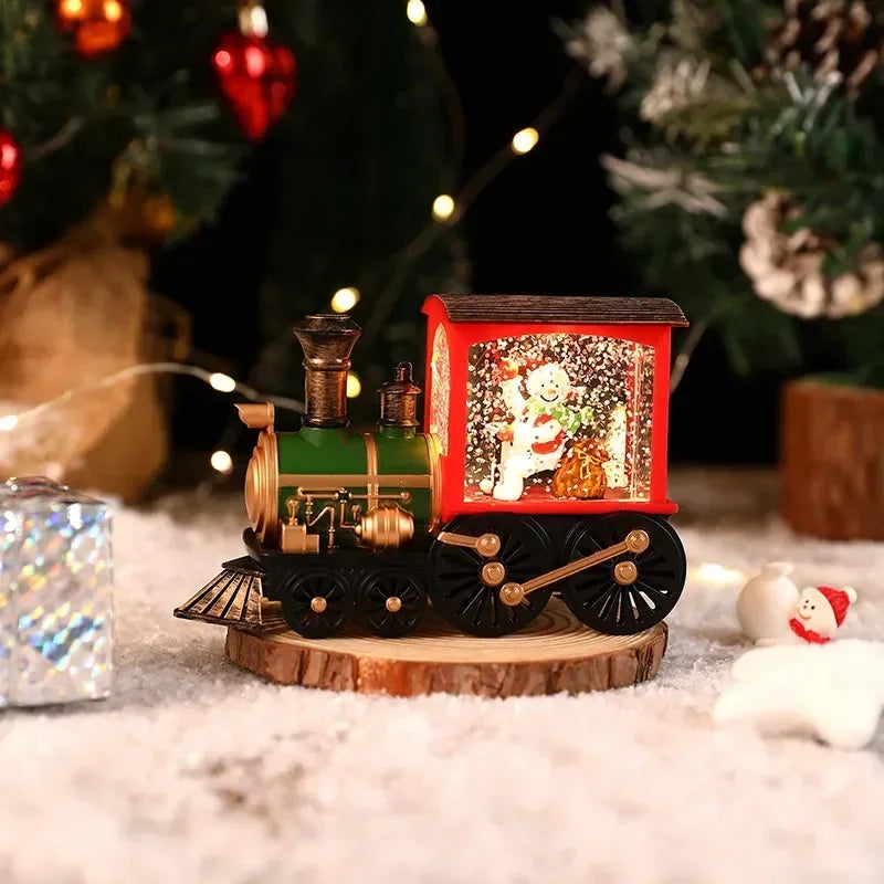 2026 Christmas Gift  Train Santa Claus Merry Christmas Decoration for Home Party Xmas