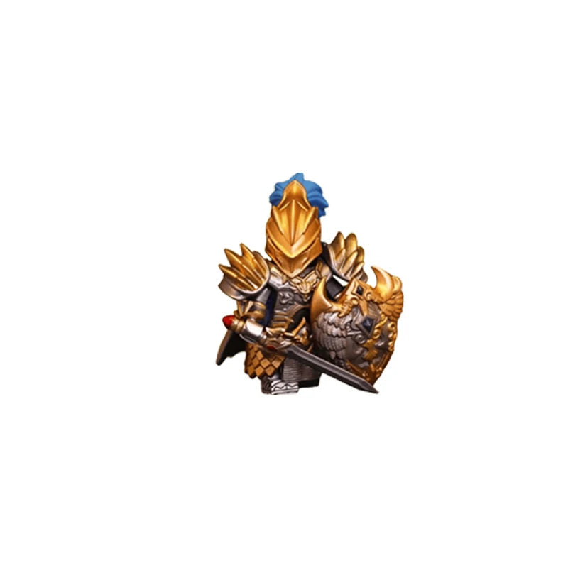 MOC: Medieval Elves, Orcs, Dwarves, Lichs, Heavy Armored Knights, People, Assembling Blocks, Children's Toys