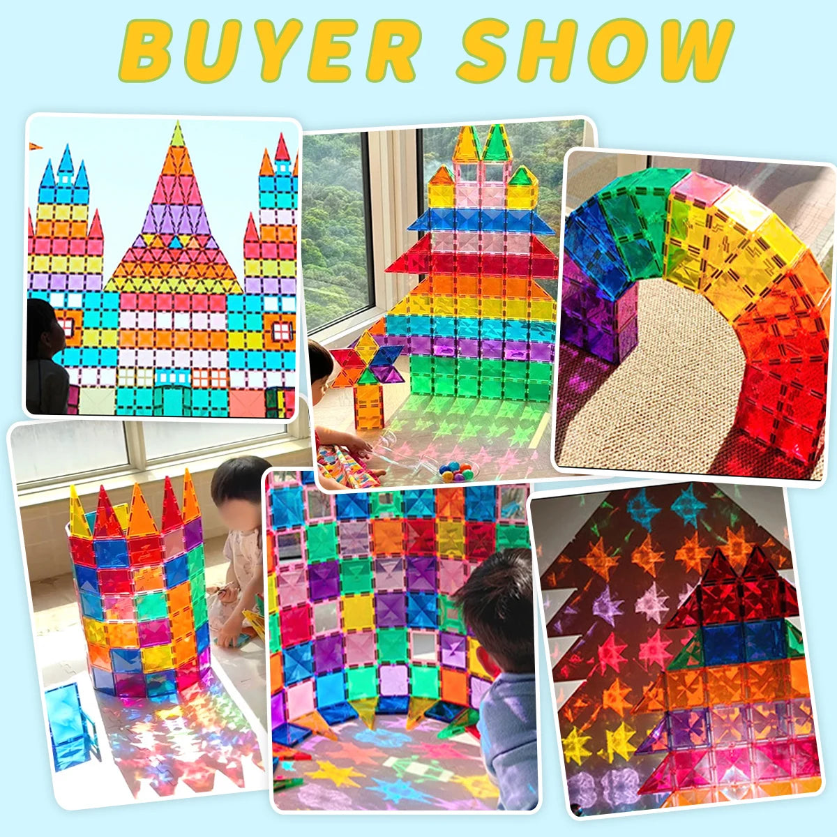 30/50/100PCS Magnetic Building Blocks Construction Set 3D Toys For Kids Montessori Educational STEM Blocks Toys With Wheels