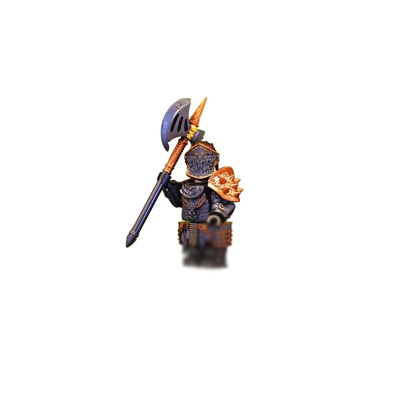 MOC: Medieval Elves, Orcs, Dwarves, Lichs, Heavy Armored Knights, People, Assembling Blocks, Children's Toys