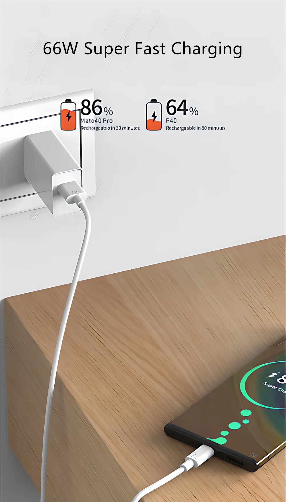 6A 66W Super Fast Charger Type C