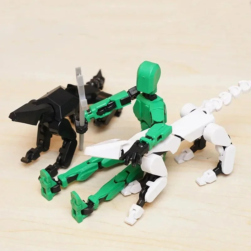 Multi-Jointed Movable Shapeshift Robot  Mannequin Dummy 13 Action Figures Toys Kids