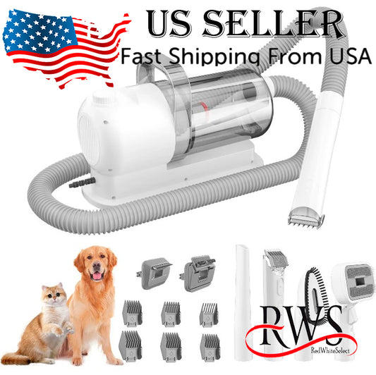 Pet multi-functional hair trimmer dog vacuum set all-in-one machine pet beauty device vacuum cleaner hair clipper
