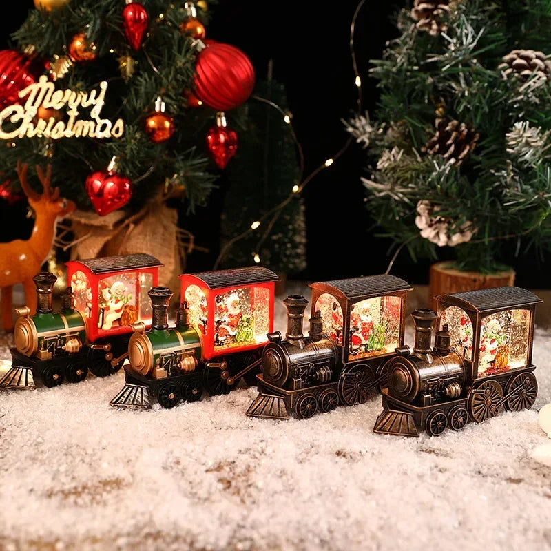 2026 Christmas Gift  Train Santa Claus Merry Christmas Decoration for Home Party Xmas