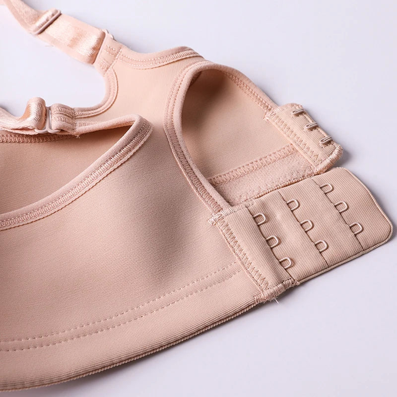 Gym Push Up Sexy Sports Bra For Women Active Bralette Solid Underwire Brassiere Female Workout Lingerie 34 36 38 40 42 B C  D DD