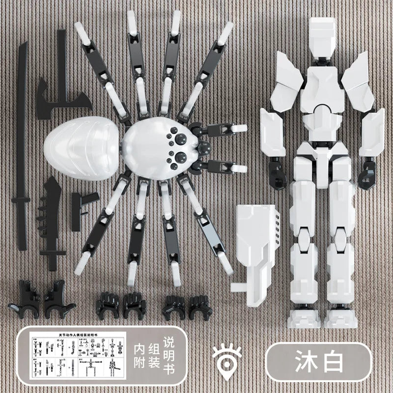 Multi-Jointed Movable Shapeshift Robot  Mannequin Dummy 13 Action Figures Toys Kids