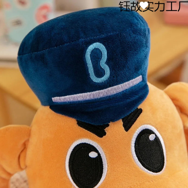 1pc30cm Sheriff Labrador Dog Plush Toy Doll Anime Security Sergeant Labrador Wolf Dog Plush Stuffed Toys Birthday Xmas Gifts